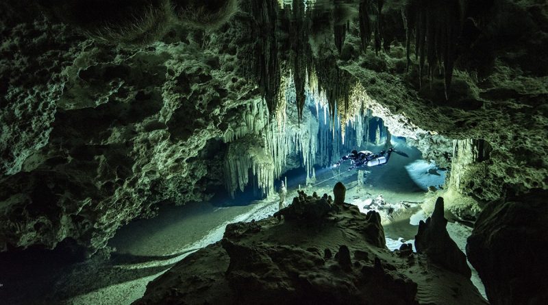 Underwater caves of Yucatan